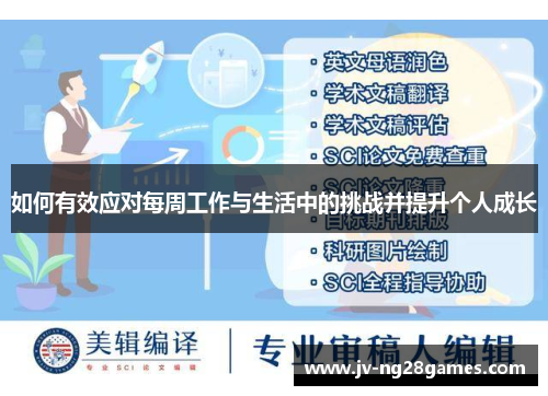 如何有效应对每周工作与生活中的挑战并提升个人成长